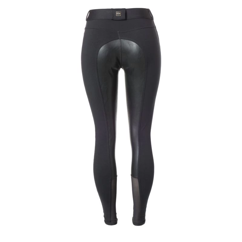 FITS Women's Free Flex Full Seat Zip Front Breech - Black