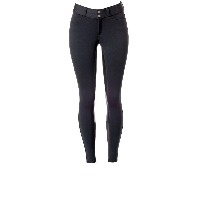 FITS Women's Free Flex Full Seat Zip Front Breech - Black - Image 2