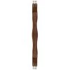 Silverleaf Fancy Chafeless Girth With Dual Elastic Ends - Golden Oak