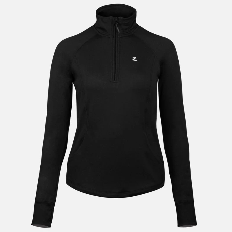 Horze Women's Andie Long Sleeve Technical Shirt - Black - Image 2