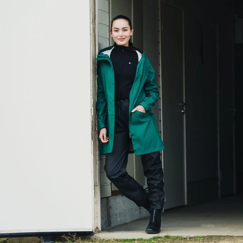 Horze Women's Andie Long Sleeve Technical Shirt - Black - Image 3