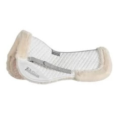 Shires Performance Suede Half Pad - White