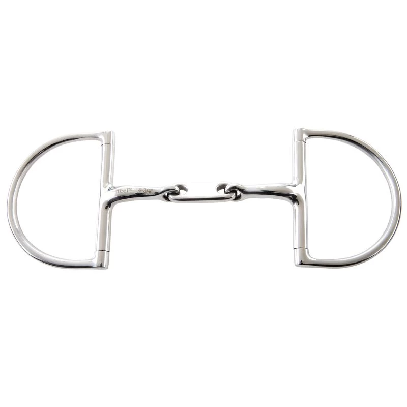 JP Korsteel Curved Dr Bristol Hunter Dee Ring Snaffle Bit