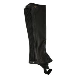 Ovation Kids' Pro Topgrain Half Chaps - Black