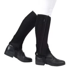 Dublin Easy-Care Mesh Half Chaps II - Black