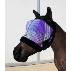 Kensington Mini Fly Mask W/Ears & Fleece Trim - Lavender Mint