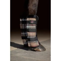 Kensington Protective Fly Boots W/Fleece Trim - Deluxe Black