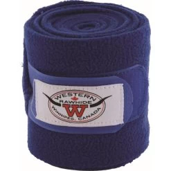 Western Rawhide Anti-Pilling Polo Wraps - Blue
