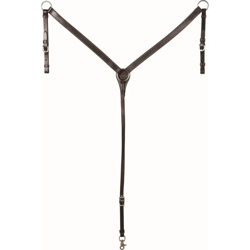 Western Rawhide Country Legend Basic Breastcollar - Dark Brown