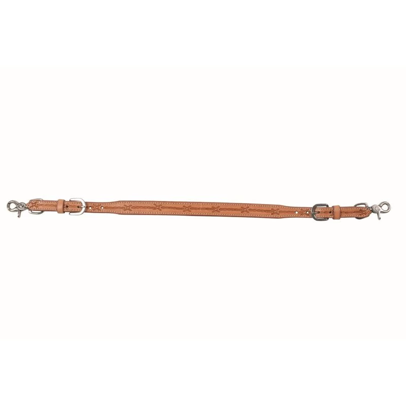 Western Rawhide Country Legend Barb WireWither Strap - Golden Tan