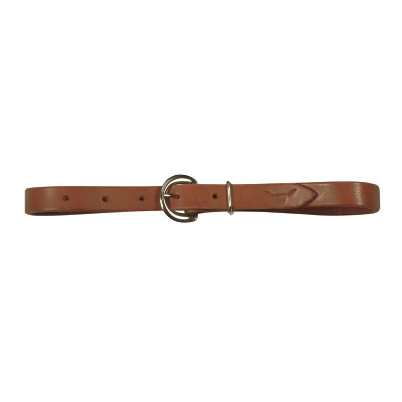 Western Rawhide 3/4" Leather Rig Strap - Tobacco