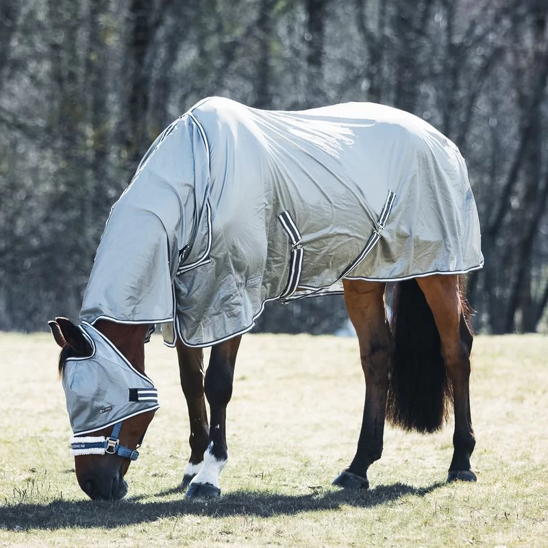 Horze La Pampa Fly Set - Grey - Image 2