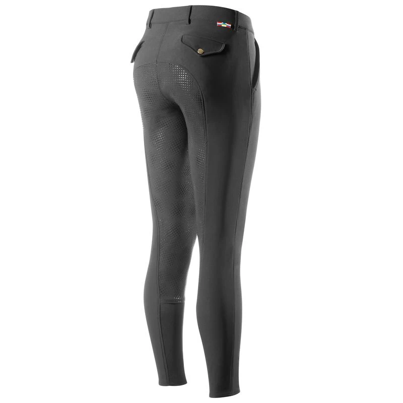 Horze Men's Grand Prix Full Seat Breeches - Black - Image 3