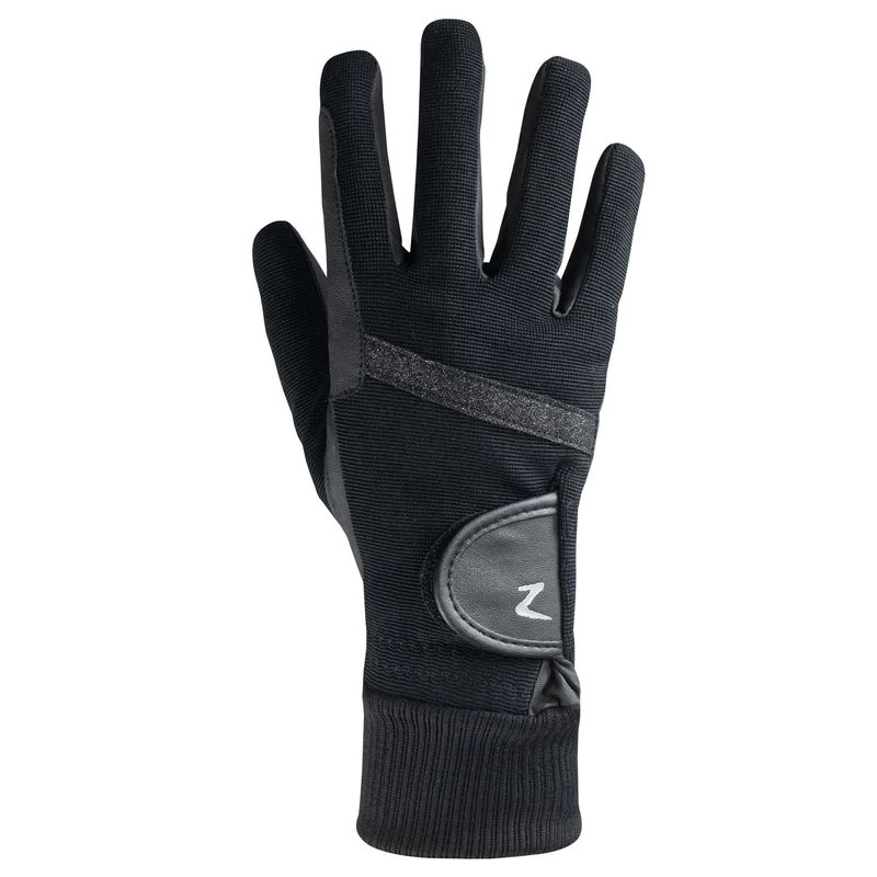 Horze Winter Cuff Gloves - Black - Image 3