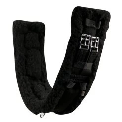 T3 FlexForm CoolBack Double Elastic End Dressage Girth - Black/Black