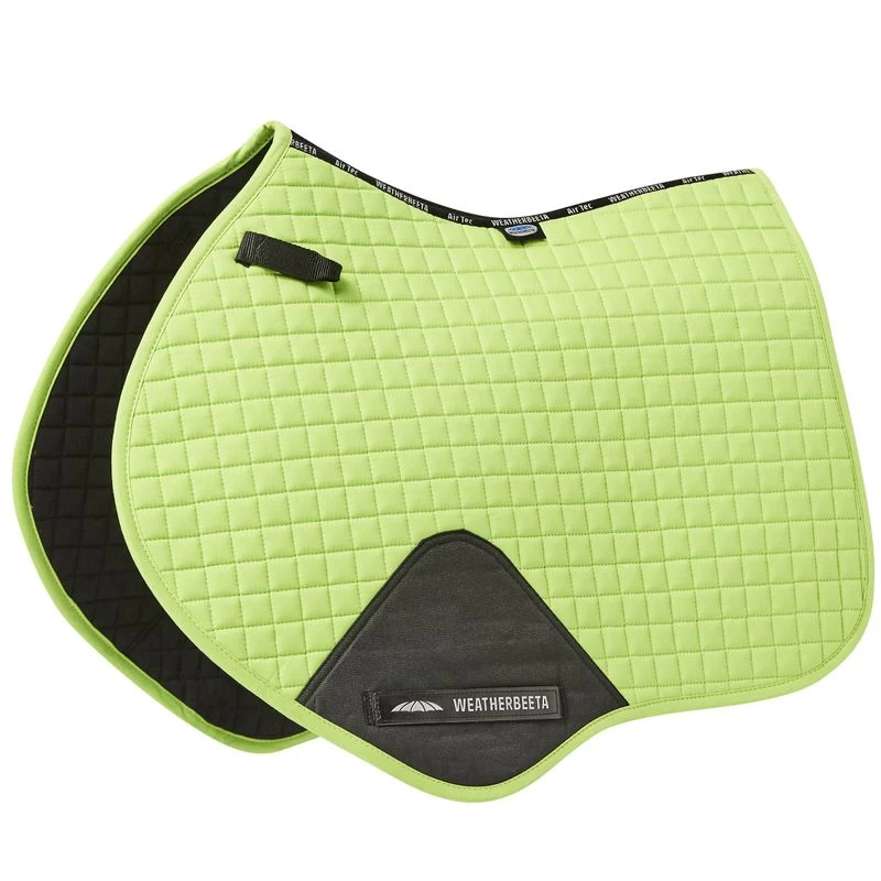 Weatherbeeta Prime Jump Shaped Saddle Pad - Lime Green