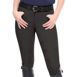Ovation Women's Signature Bellissima II GripTec Full Seat Breeches - Dark Grey
