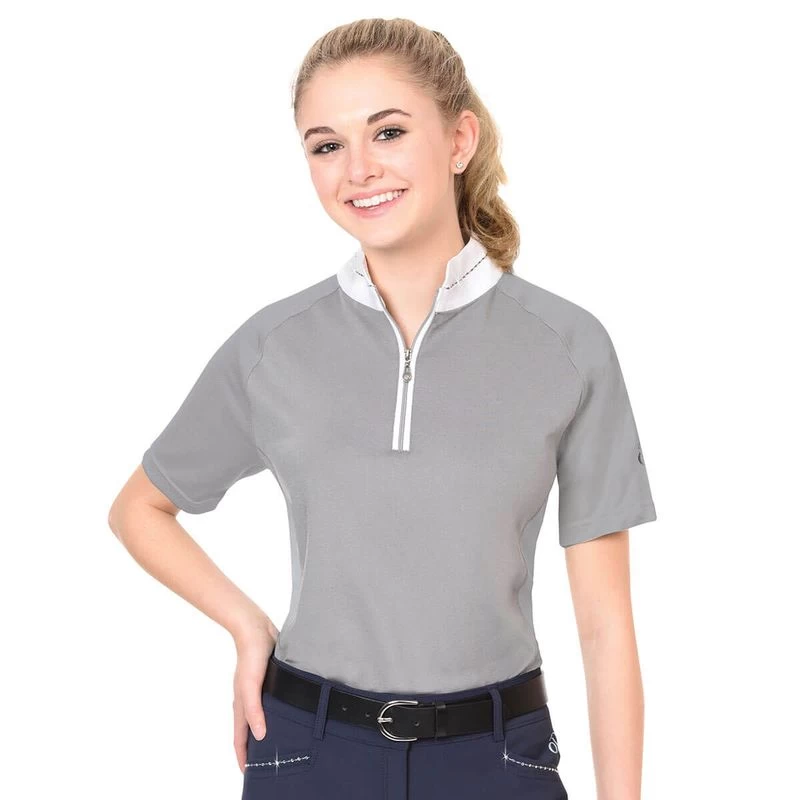 Ovation Women's Elegance Sparkle Show Shirt - Grey - Image 2