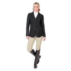 Ovation Women's Signature AirFlex 3-Button Show Coat - Black
