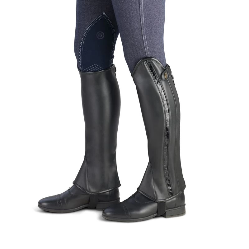 Ovation Alexus Rexion Half Chaps - Black Croc