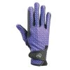 Ovation Cool Rider Gloves - Grape Horseshoes