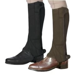 Ovation Elite Amara Ribb Half Chaps - Brown