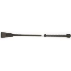 County Perforated Leather Handle 16" Bat - Black