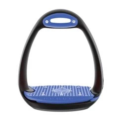 Compositi EOLE PRO Stirrups W/Spikes - Black/Royal Blue