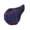 Pessoa Alpine 1200D Saddle Cover - Navy/Magenta Plaid