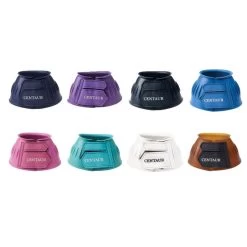 Centaur EcoPure Thick Rib Hook And Loop Bell Boots - Navy