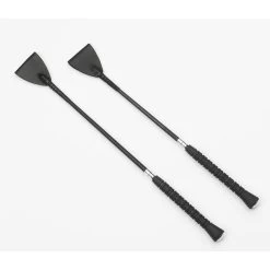 County Leather Wrap Soft Grip 16" Bat - Black