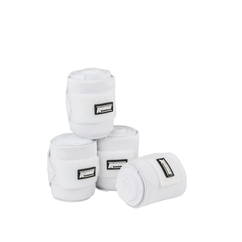 Roma Elastic Fleece Combi Bandage - White