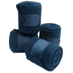 Roma Thick Polo Bandages 4 Pack - Navy