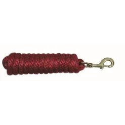 Western Rawhide 3/4" Cotton Lead Rope W/Bolt Snap - Brown