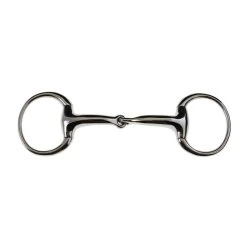 JP Korsteel Stainless Steel Heavyweight 19Mm Solid Eggbutt Snaffle Bit