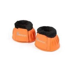 Shires ARMA Fleece Trim Over Reach Boots - Orange