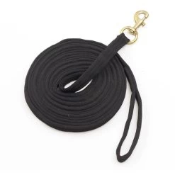 Centaur Padded Loop End Lunge Line - Black
