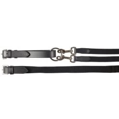 Horze Webbed Draw Reins - Black