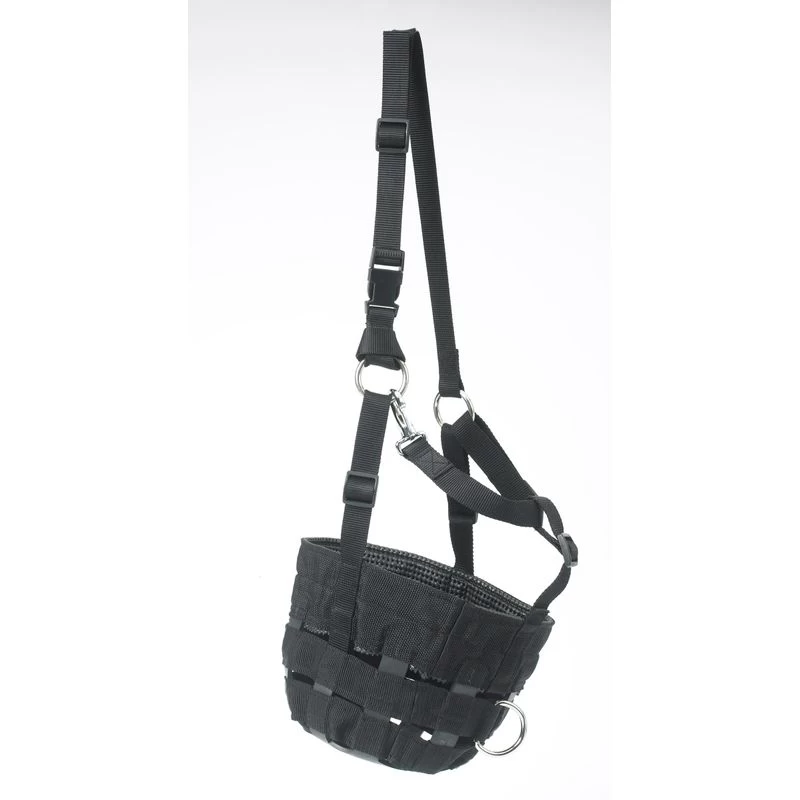 Equi-Essentials Comfort Adjustable Muzzle - Black