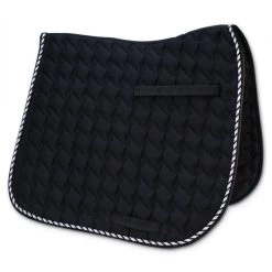 Toklat Tango Wave Dressage Saddle Pad - Black/Silver