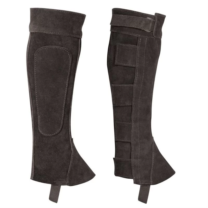 Perri's Suede Half Chaps - Black