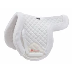 Shires ARMA Supafleece Rimmed Shaped Saddle Pad - White