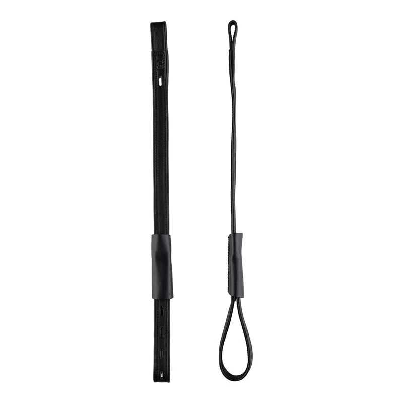 Horze Soft Dressage Stirrup Leathers W/Nylon Inside - Black