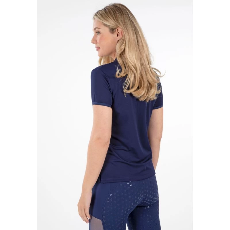 Shires Aubrion Women's Parsons Tech Polo - Dark Navy - Image 5