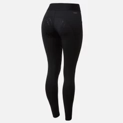 Horze Women's Nadia 4-Pocket Full Seat Tights - Black