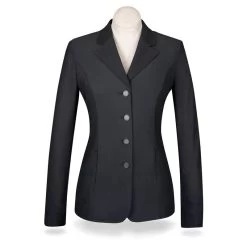 RJ Classics Women's Melody Mesh Show Coat - Black