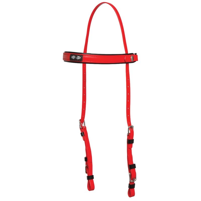 Zilco Deluxe Endurance Bridle Headstall Only - Red