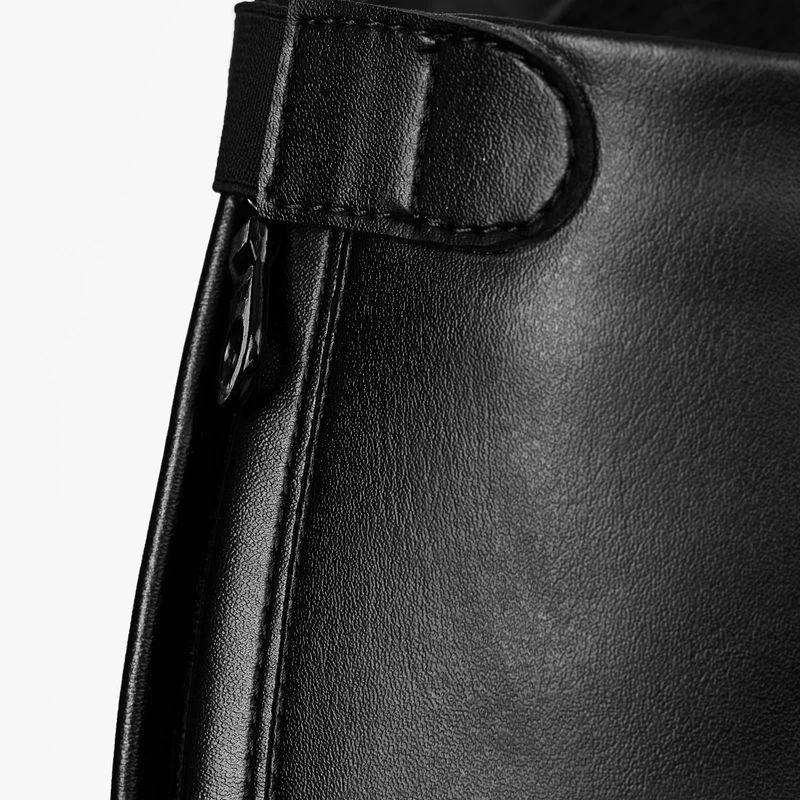 Horze Women's Cleo Shiny Top Field Boots - Black - Image 2