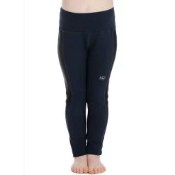 Horseware Kids' Knee Patch Riding Tights - Dark Navy
