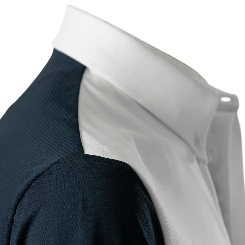 Equinavia Men's Haakon Short Sleeeved Show Shirt - Navy/White - Image 2